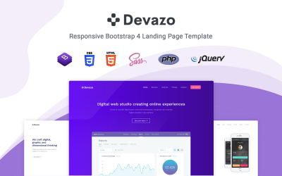 Responsive Devazo - Responsive Açılış Sayfası #123966