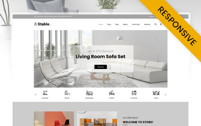 Responsive Stable - Modern Furniture Store Woocommerce #123951