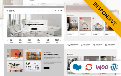 Stable - Сучасний магазин меблів. Тема WooCommerce