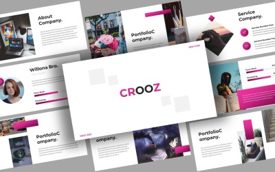 Szablon PowerPoint Crooz Creative #123921