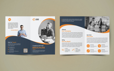 Brochure Bifold Business Design - Modello di identità aziendale