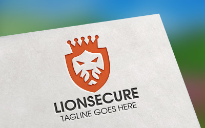 Lion Secure Logo modello
