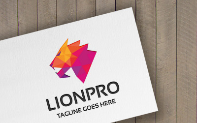 Modèle de logo Lionpro