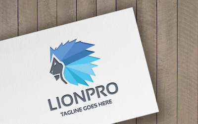 Modèle de logo Lionpro
