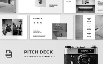 Pitch Deck PowerPoint-sjabloon