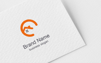 Buchstabe F Realesate Design Logo Vorlage