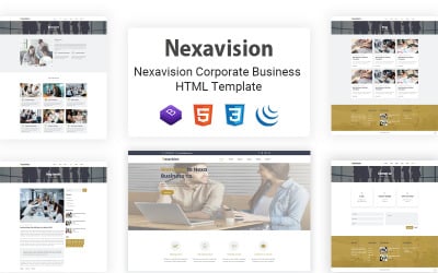 Nexavision - Адаптивный многоцелевой креативный корпоративный шаблон сайта