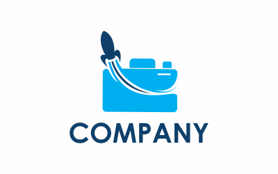 Raket Camera Logo sjabloon