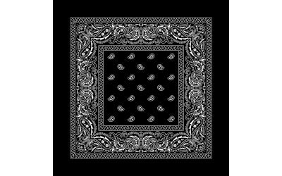 Bandana 2 Black - Illustration