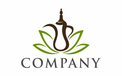 Green Teapot Logo Template