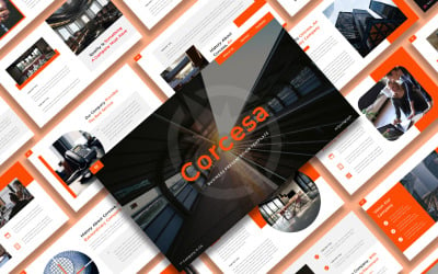Corcesa – Business PowerPoint sablon