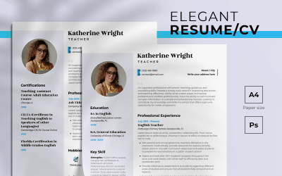 Teacher Free Resume Template