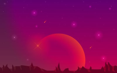 Sky Space Planet - Illustration