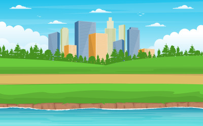 River City Park - Illustrazione