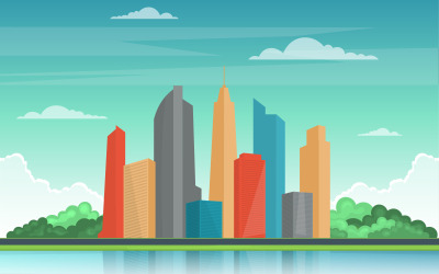 River City Building - Illustration