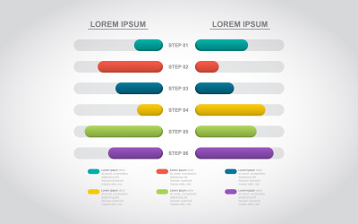 Bar Chart Financial Elementos Infograficos №125074