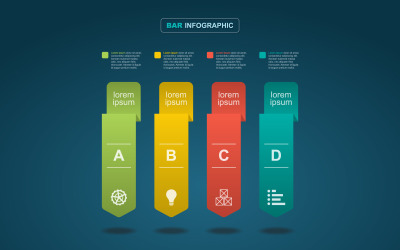 Diagram analytiska data infografiska element
