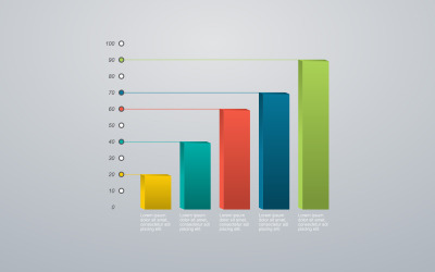 Diagramme d &amp;amp; # 39; informations statistiques éléments infographiques