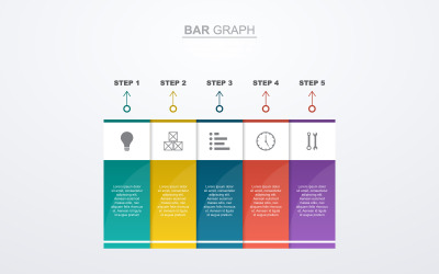 Elementos de infográfico de informações financeiras do diagrama
