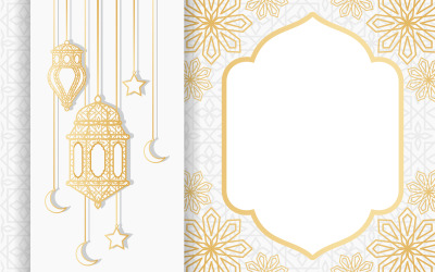 Lanterna de luxo Ramadan Background