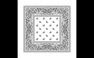 Bandana 2 Beyaz - İllüstrasyon