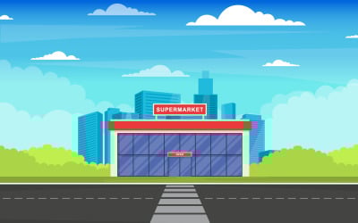 Store Retail Grocery - Illustration