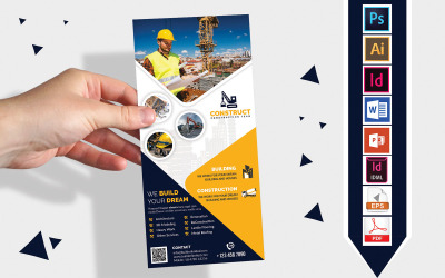 Rack Card | Construction DL Flyer Vol-09 - Corporate Identity Template