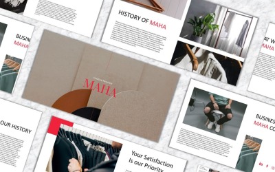 Plantilla de PowerPoint Maha