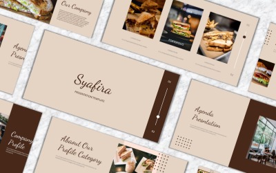 Syafira PowerPoint sablon