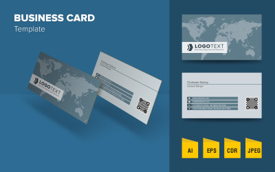 Elegant Business Card Design - Corporate Identity Template