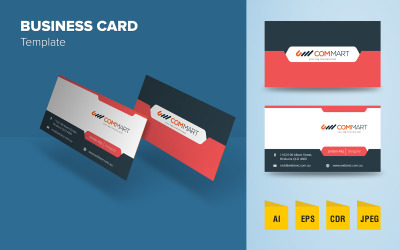 Moderní vizitka - šablona Corporate Identity