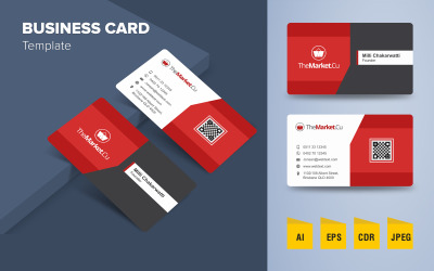 Moderní vizitka - šablona Corporate Identity