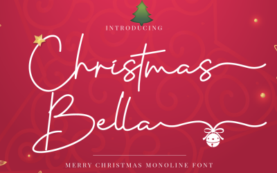 Police de Noël Bella