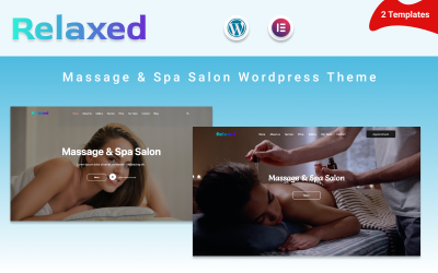 "Relaxed - Massage & Spa Salon" Responsive WordPress thema №125952