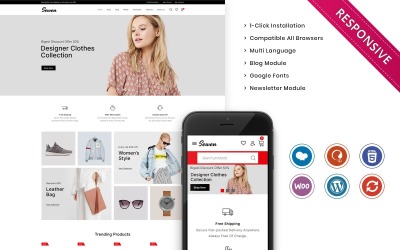 Sewen - El tema WooCommerce de la mega tienda de moda