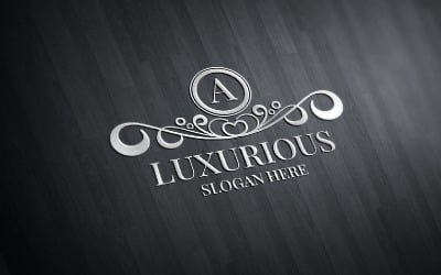 Lujosa plantilla de logotipo Royal 7