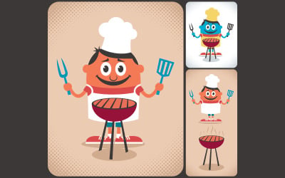 Grill - ilustracja