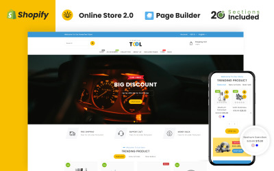 Power Tools and Accessories Store Theme Shopify