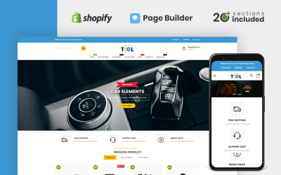 Responsive Power Tools and Accessories Store Shopify Theme #126238