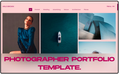 Responsivt WINK - Photographer Portfolio Multipurpose Hemsidemall #126241