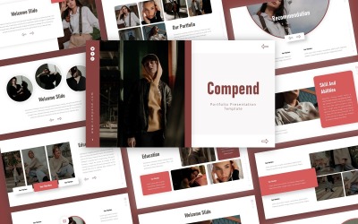 Compend Portfolio Presentation PowerPoint-mall