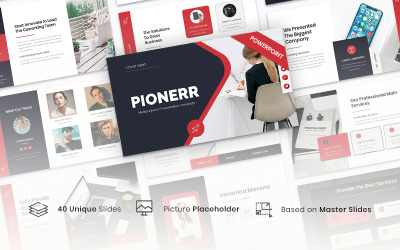 Pionerr - багатоцільовий шаблон PowerPoint
