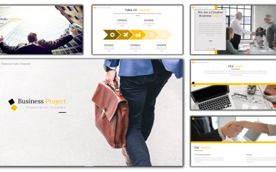 Geschäftsprojekt - Creative Business Google Slides