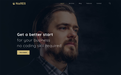 Nares – багатофункціональні бізнес-послуги з темою WordPress Elementor