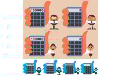 Holding Calculator - Illustration