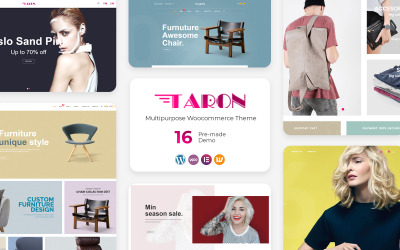 Responsywny motyw WooCommerce Taron - Multipurpose WooCommerce Theme #126723
