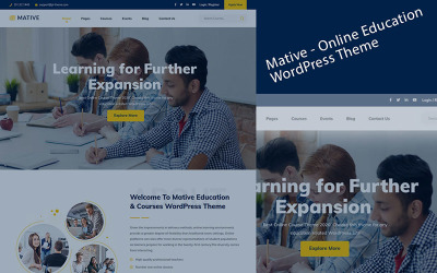 Mative - Elementor Education Tema WordPress №136551