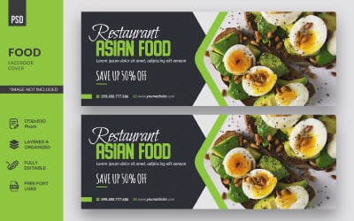Essen Facebook Cover Social Media Vorlage