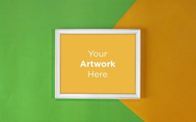 Wooden Frame with Color Paper Background №136634