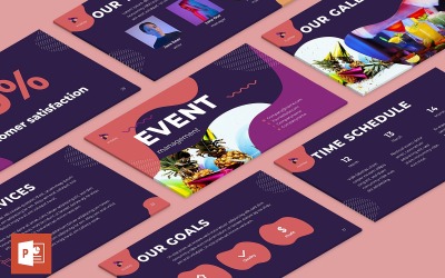 Modello PowerPoint di presentazione della gestione degli eventi